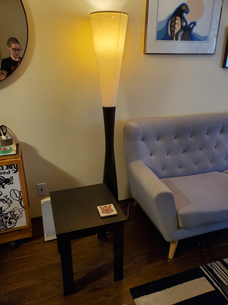 Black End Table - photo 2