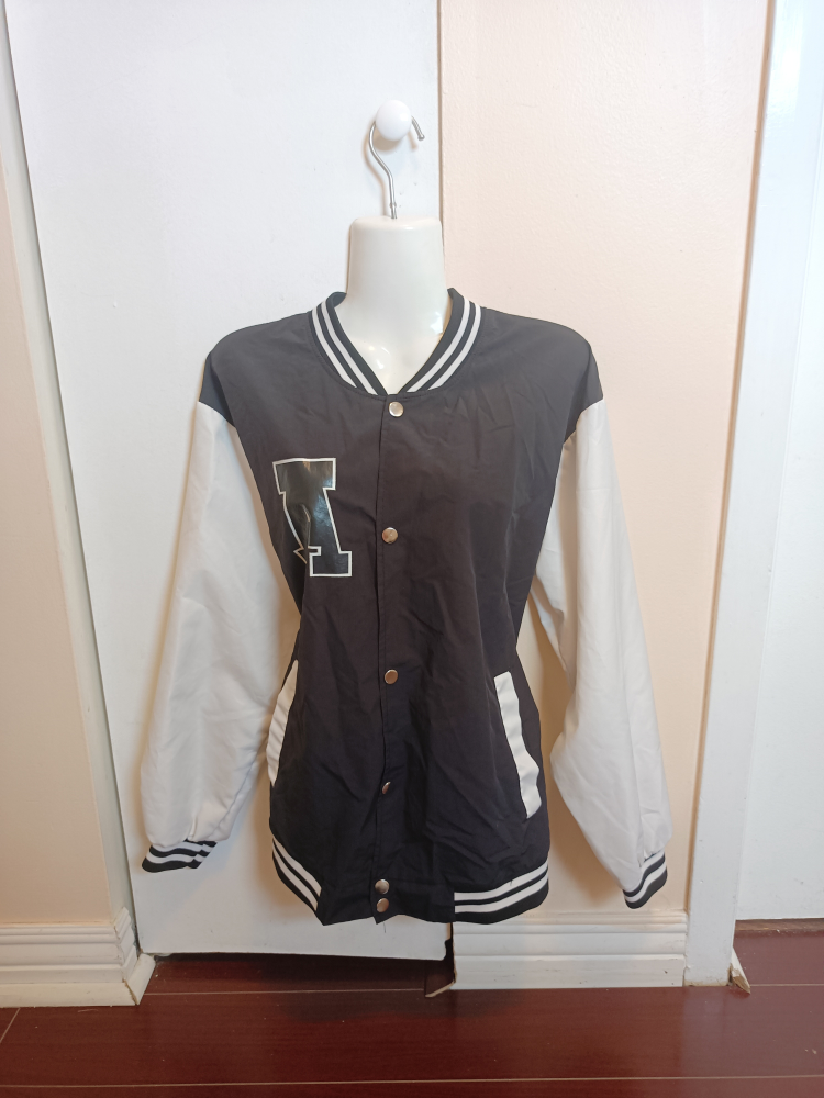 Black and White Varsity Jacket