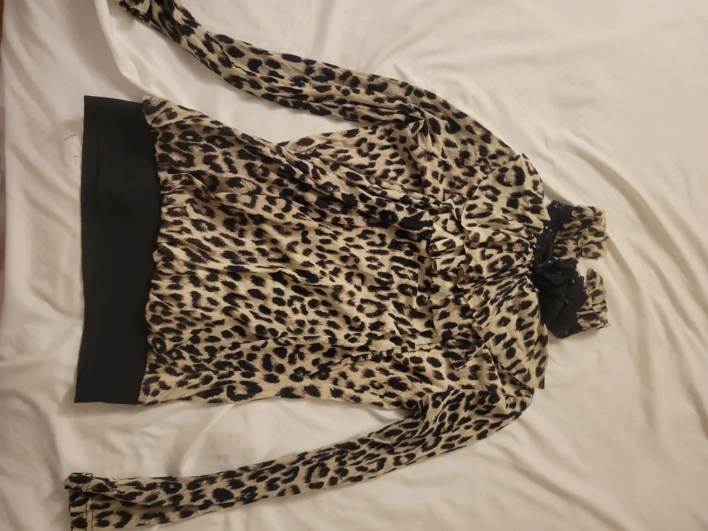Leopard Print Blouse thumbnail