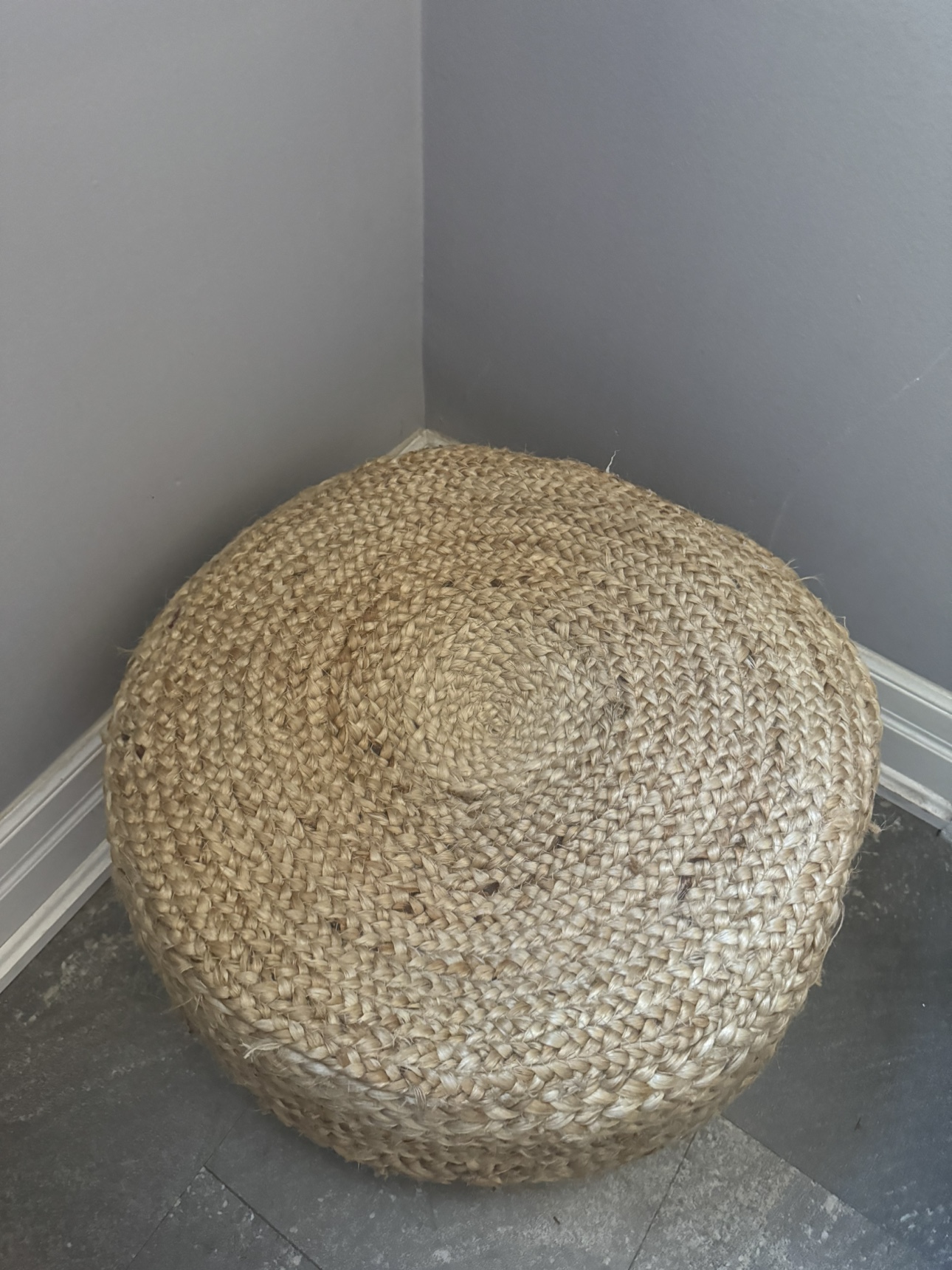 Jute Ottoman - photo 4