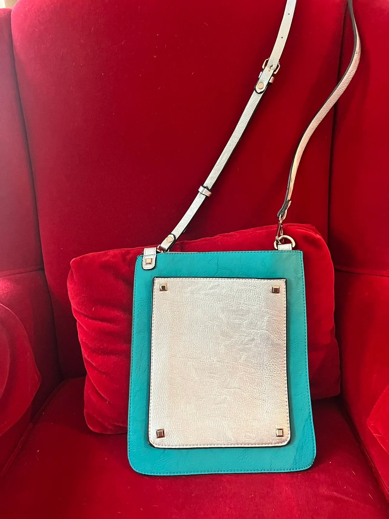 Unique leather crossbody purse thumbnail