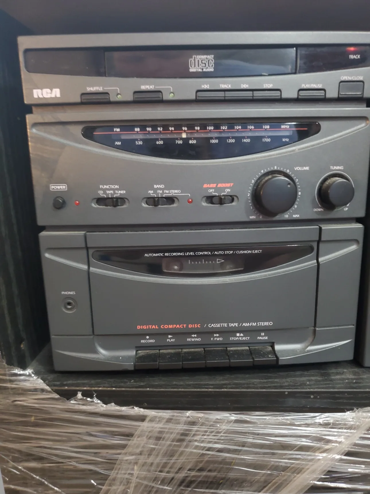 RCA Stereo System/bookcase/puzzle/ceramic dish image indicator(2)