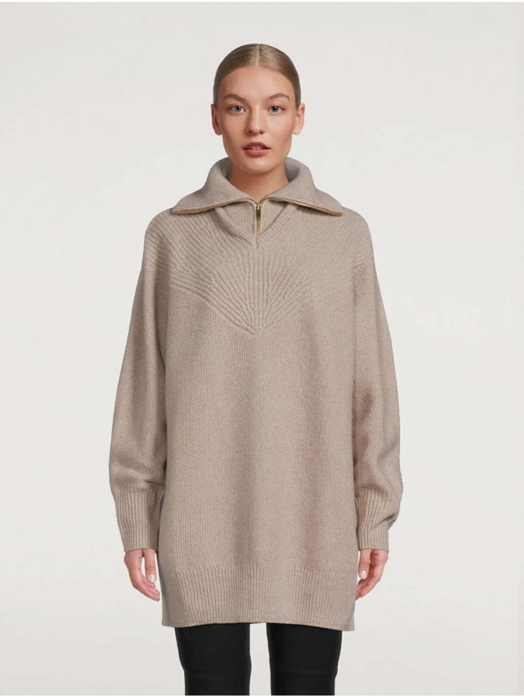 *BRAND NEW* Ba&sh Vassili Quarter-Zip Sweater image indicator(3)