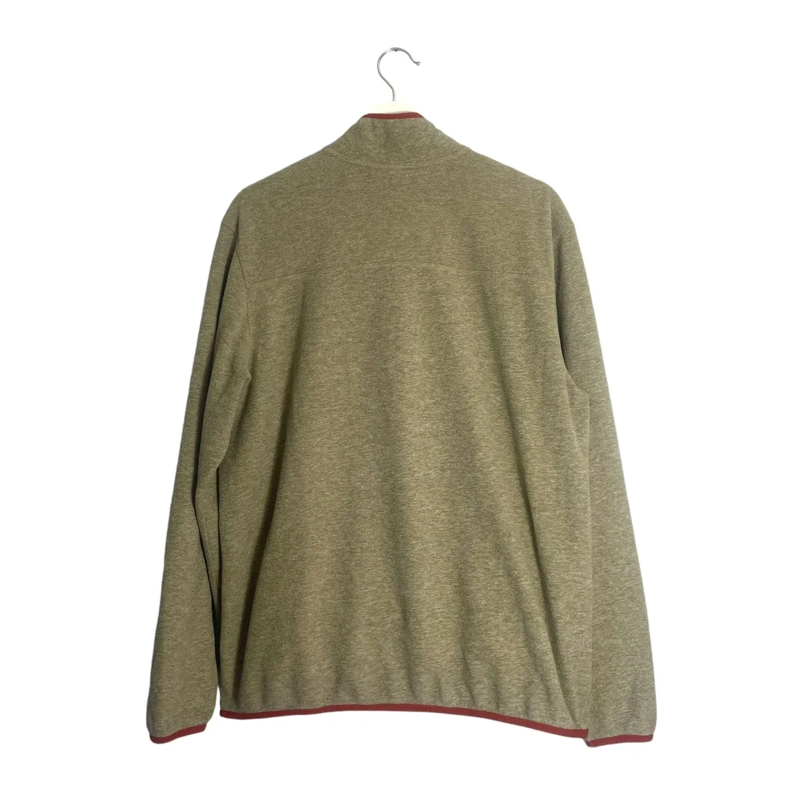 Eddie Bauer Men's Brown Snap Fleece Pullover Sweater Size Large image indicator(6)