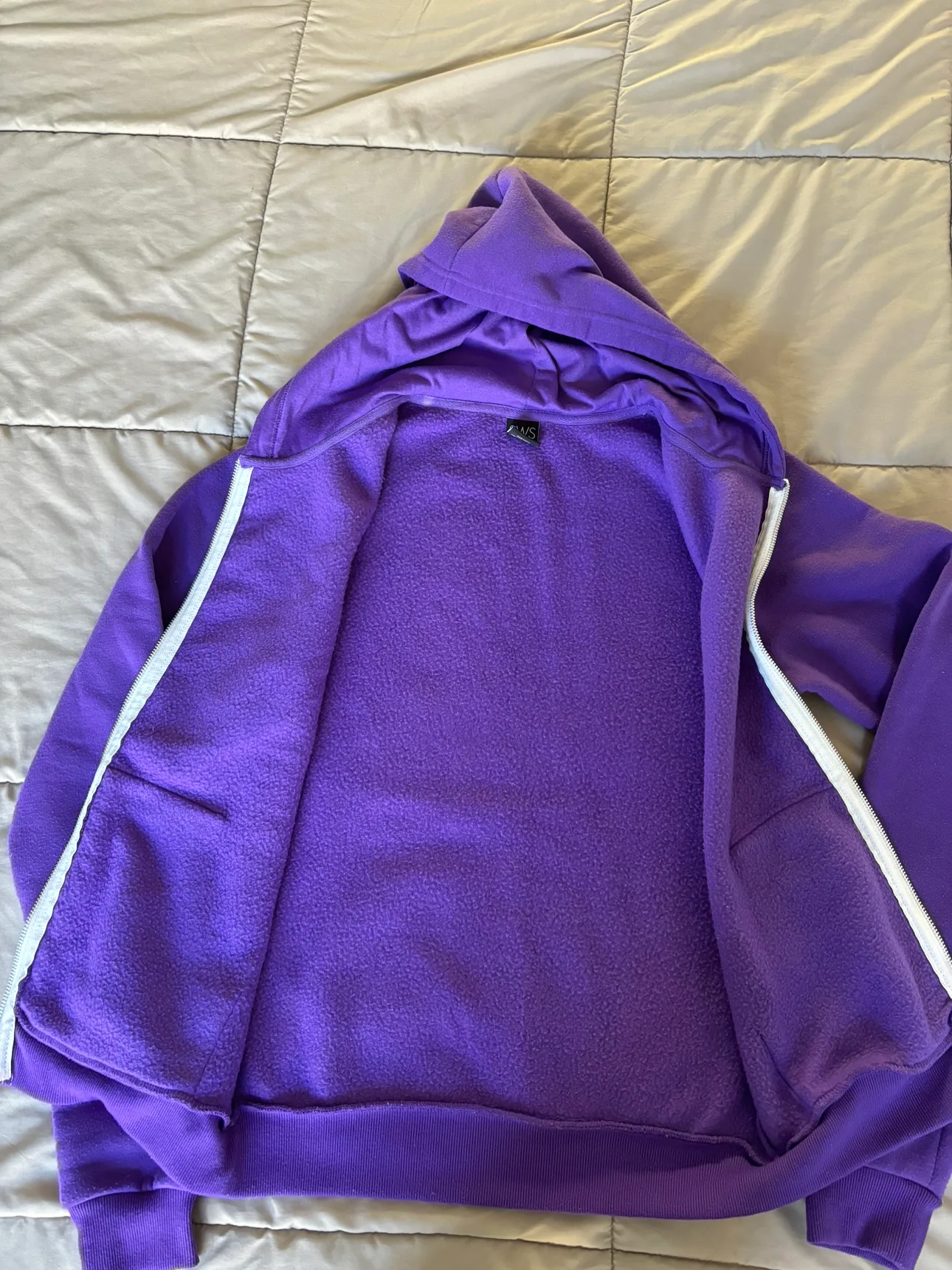 Purple Zip-Up Hoodie image indicator(2)