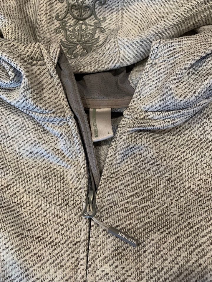 Mondetta Women's Grey Zip Up Hoodie Size L - photo 2