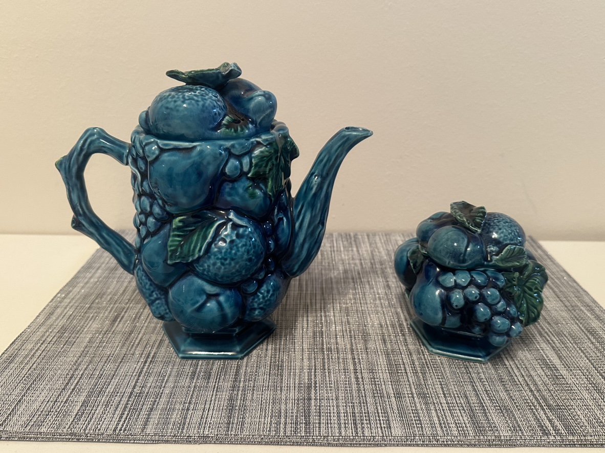 Inarco ‘Mood Indigo’ Teapot and Sugar Bowl - photo 2