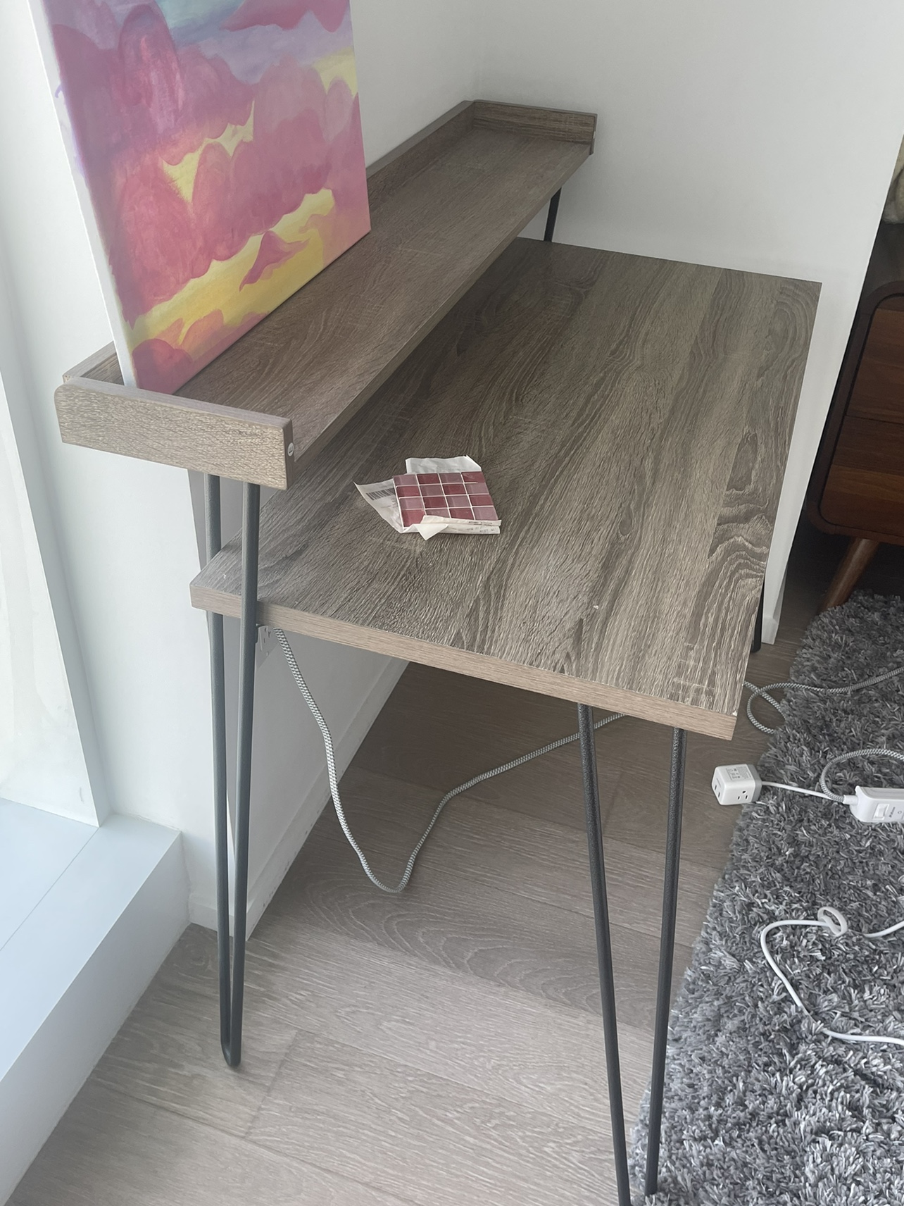 Desk with Shelf - photo 2