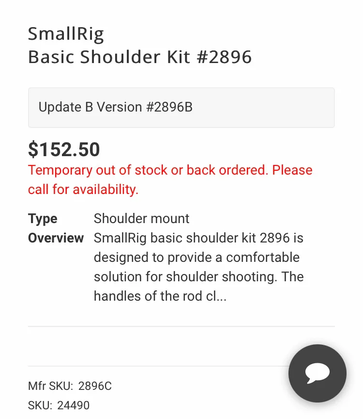 Film Gear: Basic Shoulder Rig Kit image indicator(4)