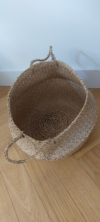Woven Storage Basket with Handles - photo 3