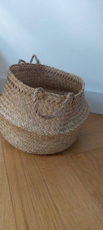 Woven Storage Basket with Handles - photo 4