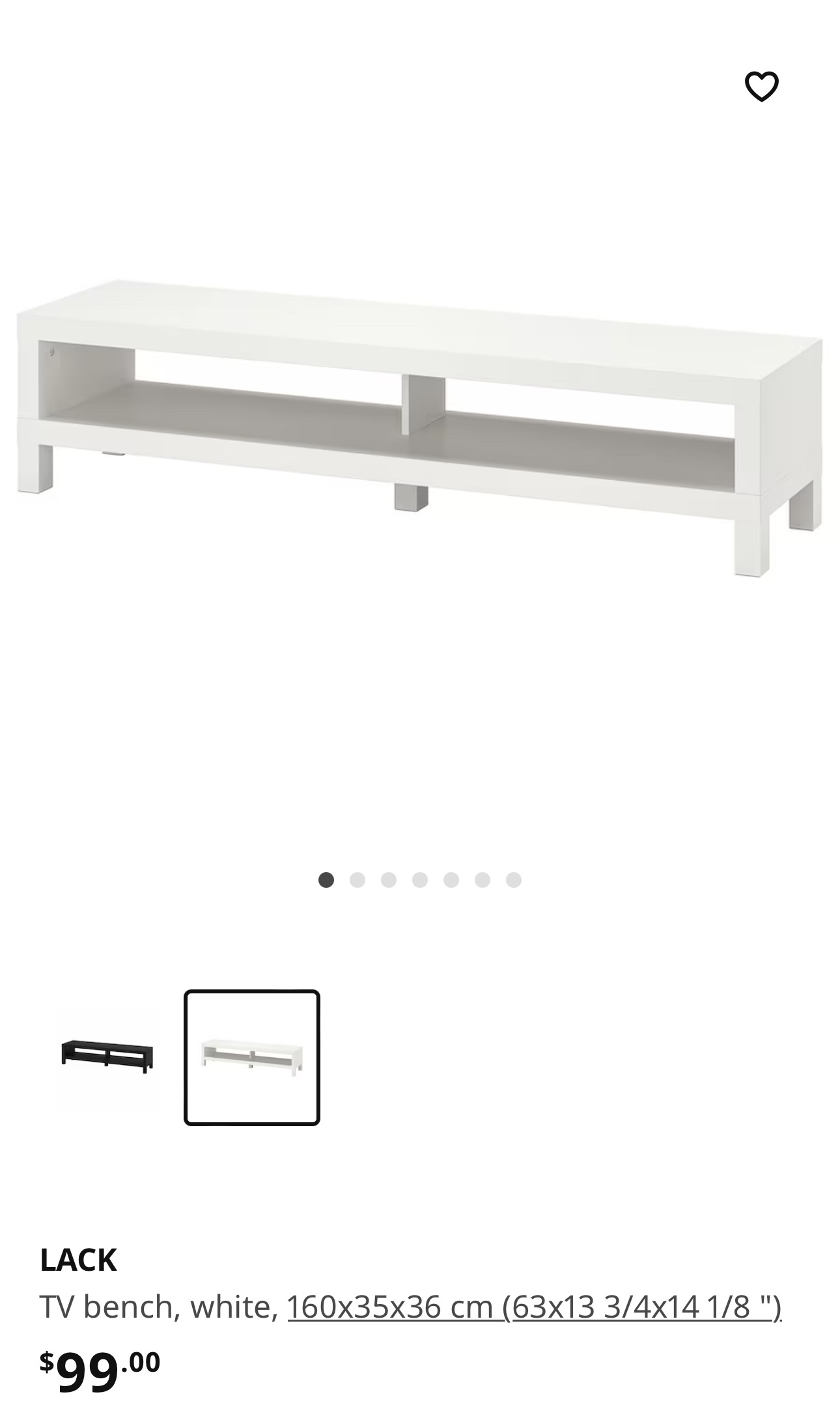 IKEA LACK TV Bench