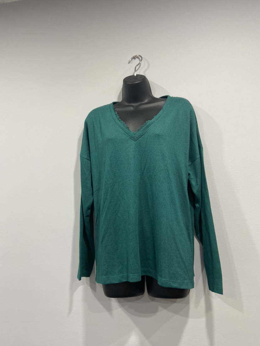 Springfield Green V-Neck Long Sleeve Top - photo 2