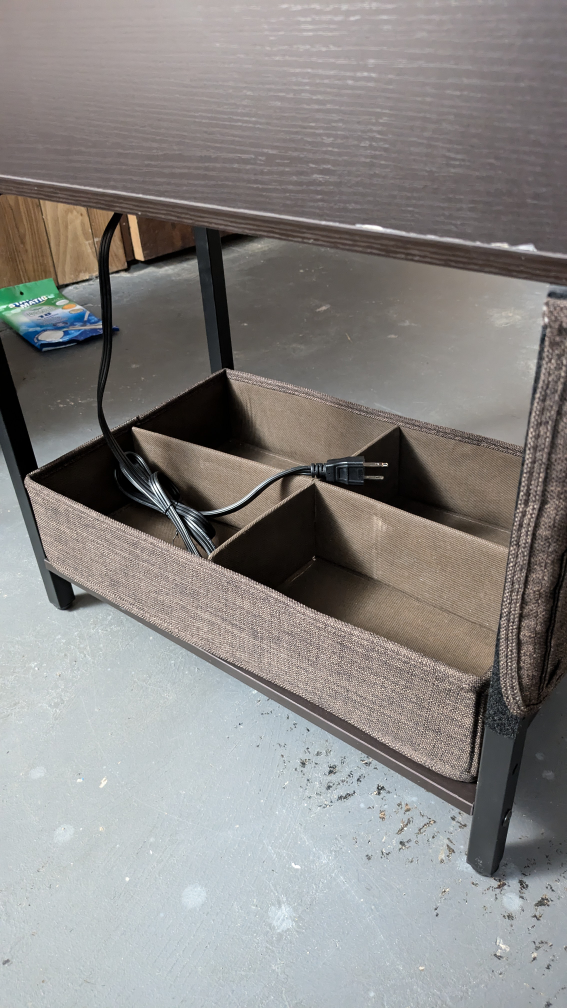 Side Table with Charging Station - photo 4
