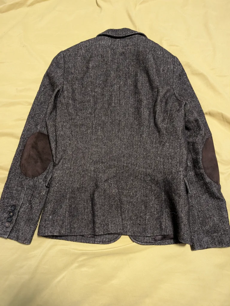 Banana Republic Tweed Blazer with Suede Elbow Patches image indicator(4)