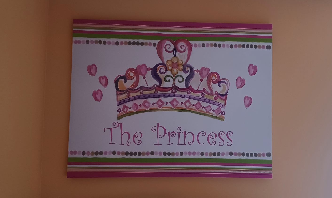 The Princess Canvas Wall Art