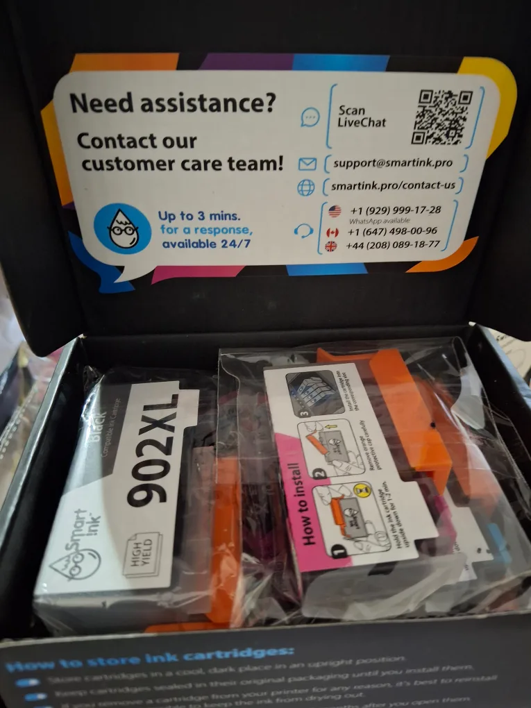 New Smart Ink Compatible Ink Cartridge Replacement for HP image indicator(8)