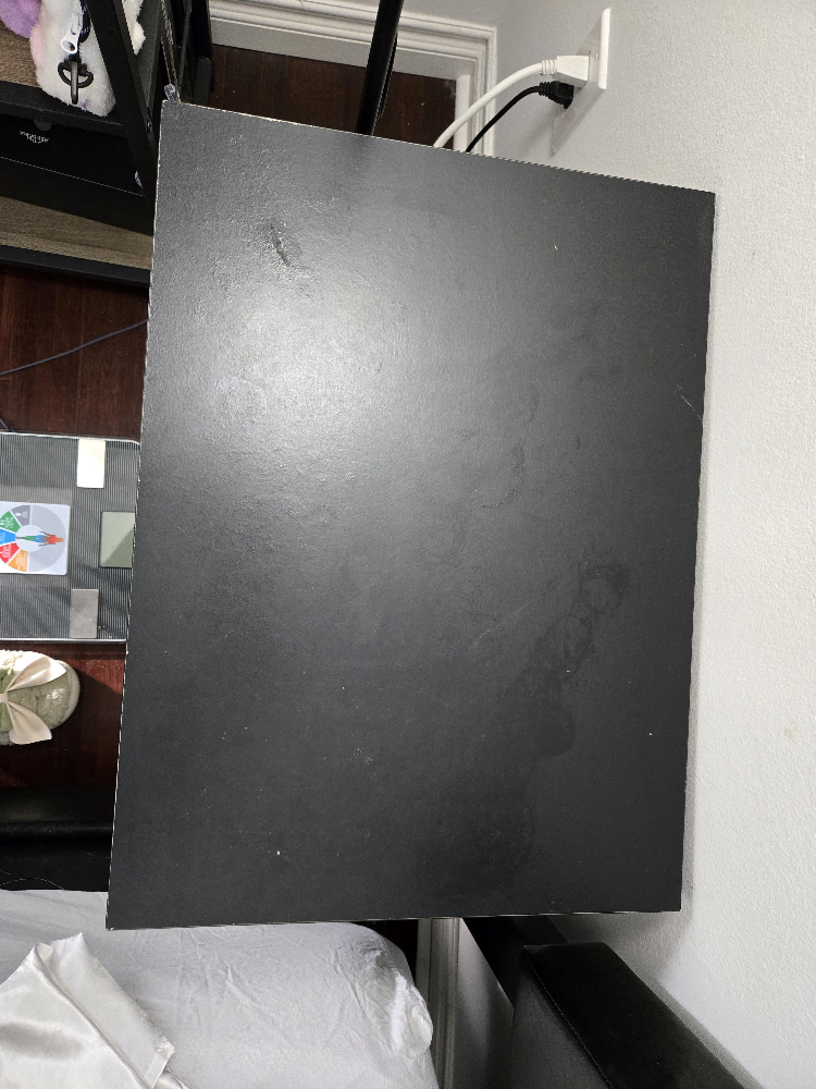 a set of 2 Black Nightstands with Two Drawers - photo 3