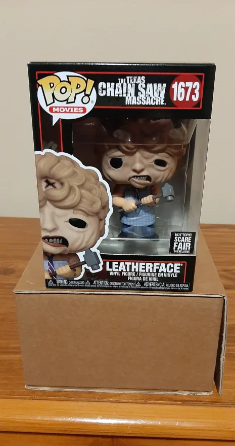 Funko POP! Movies: Leatherface HT Scare Fair 2024 Exclusive thumbnail