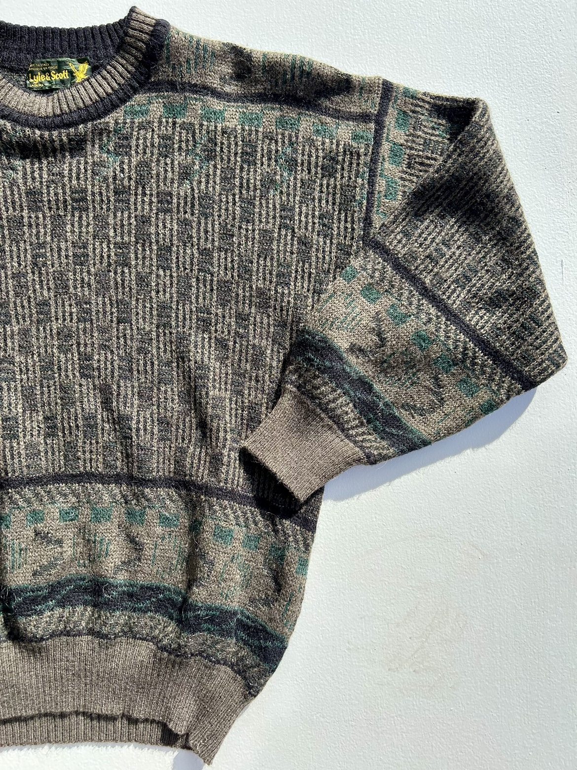 Vintage wool grandpa sweater - photo 3