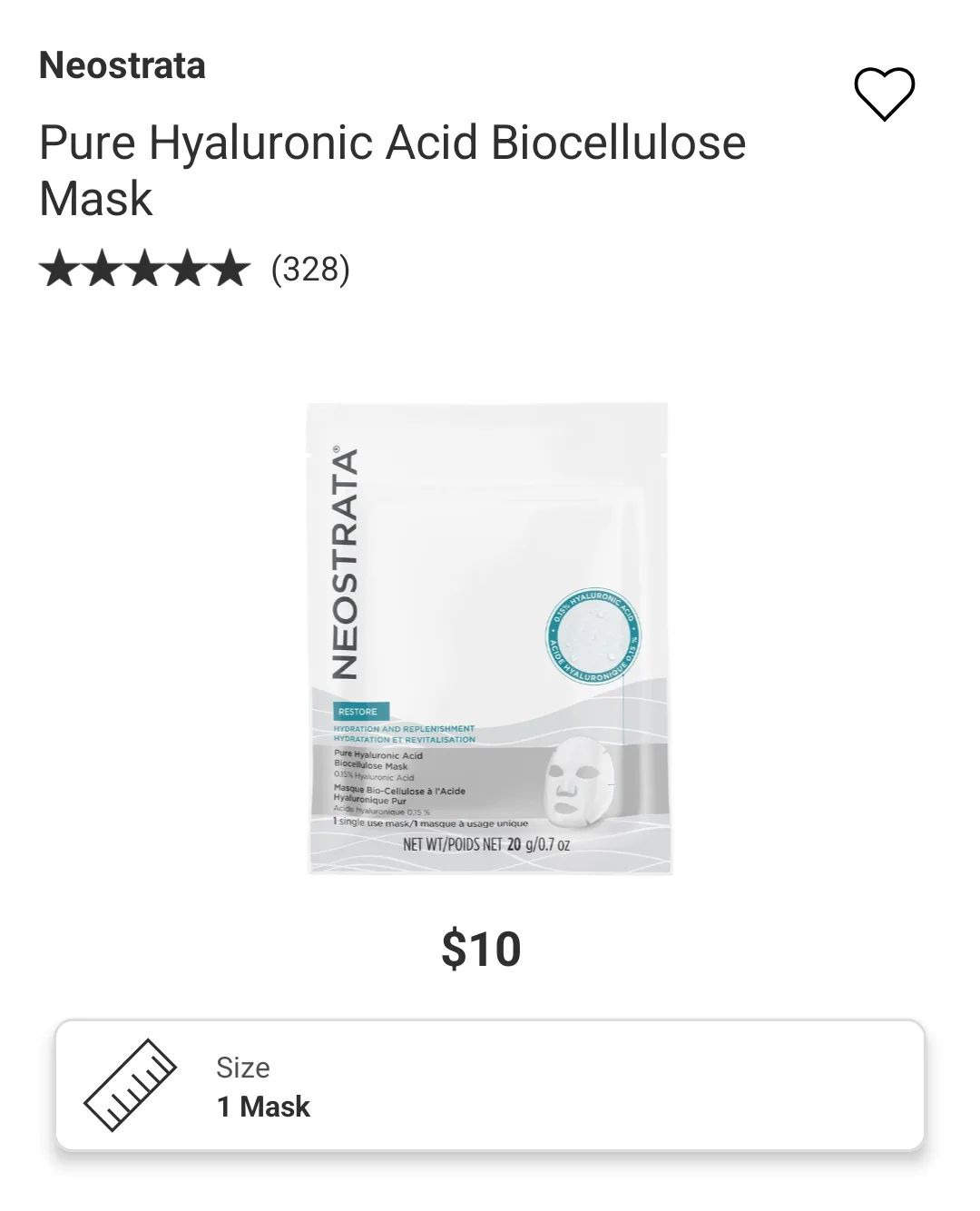 Neostrata Pure Hyaluronic Acid Mask x 3 💝 image indicator(3)