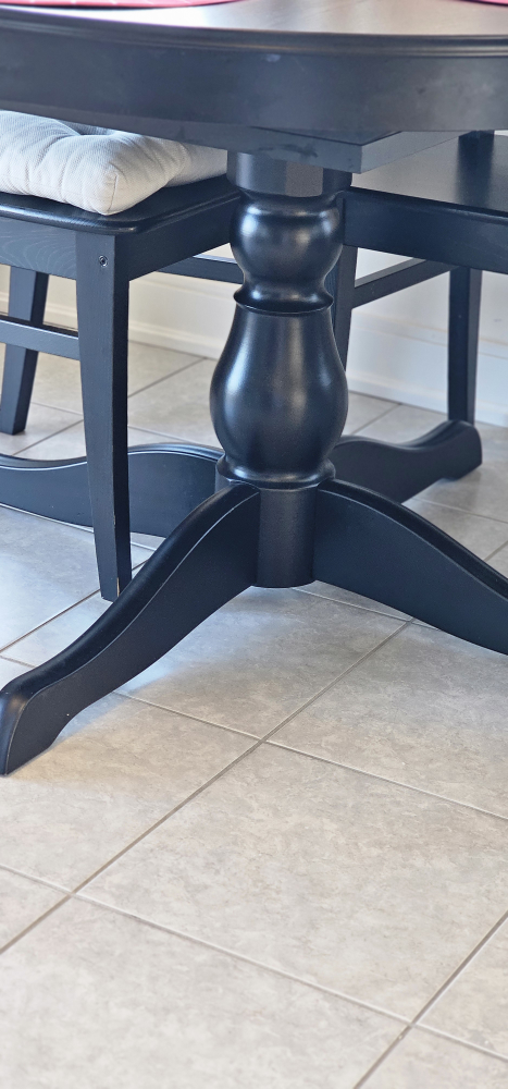 Ikea INGATORP dining table with 4 INGOLF IKEA chairs - photo 4