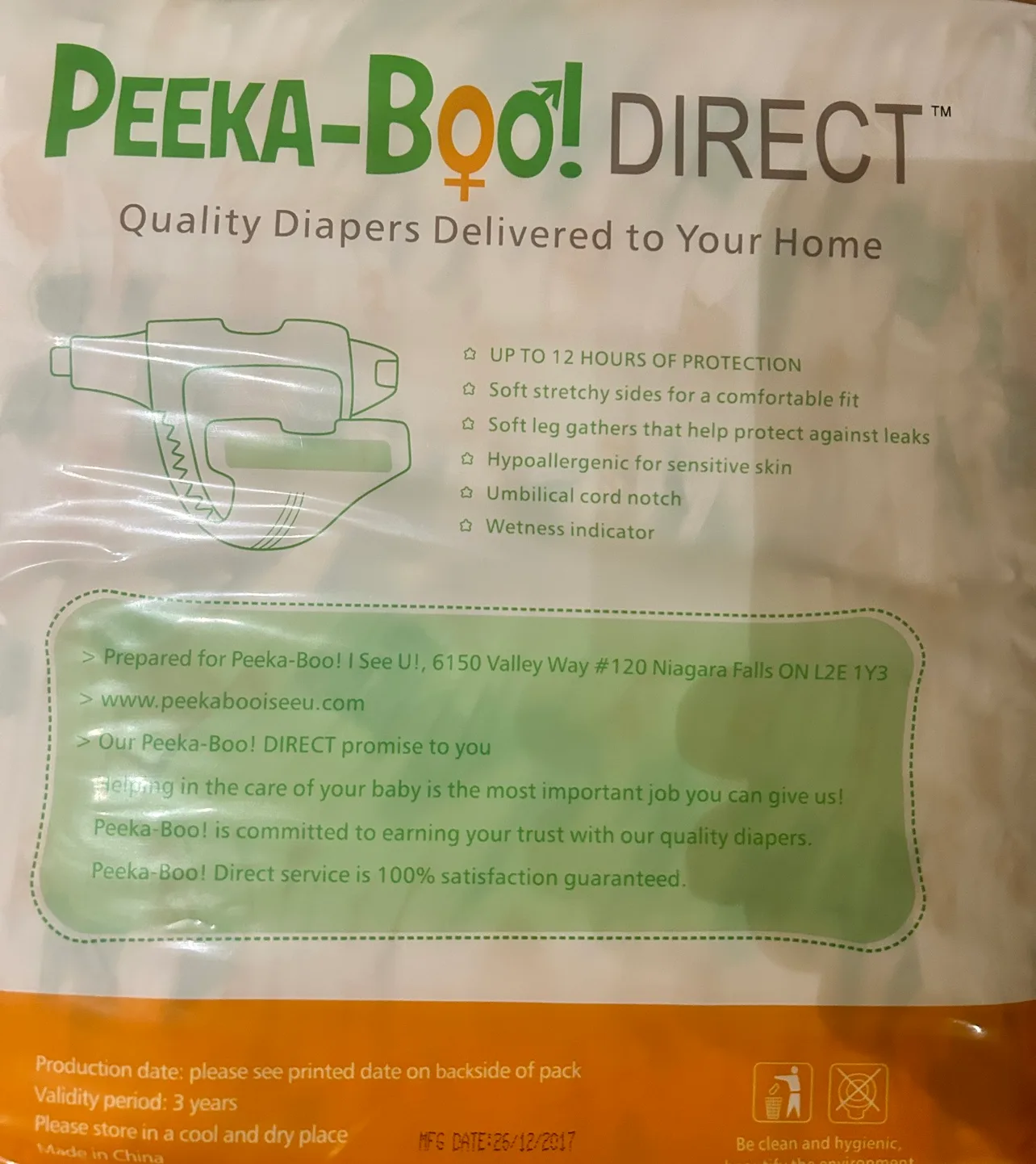 $10 for 5 packs Diapers Size XS - 72 Count image indicator(2)