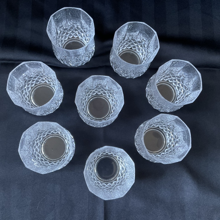 Vintage D'Arques Longchamp Crystal Glasses Sets - photo 5