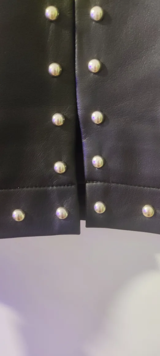 Sfera Collection Black Studded Skirt image indicator(3)