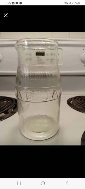 "Aqua" Glass Jug thumbnail