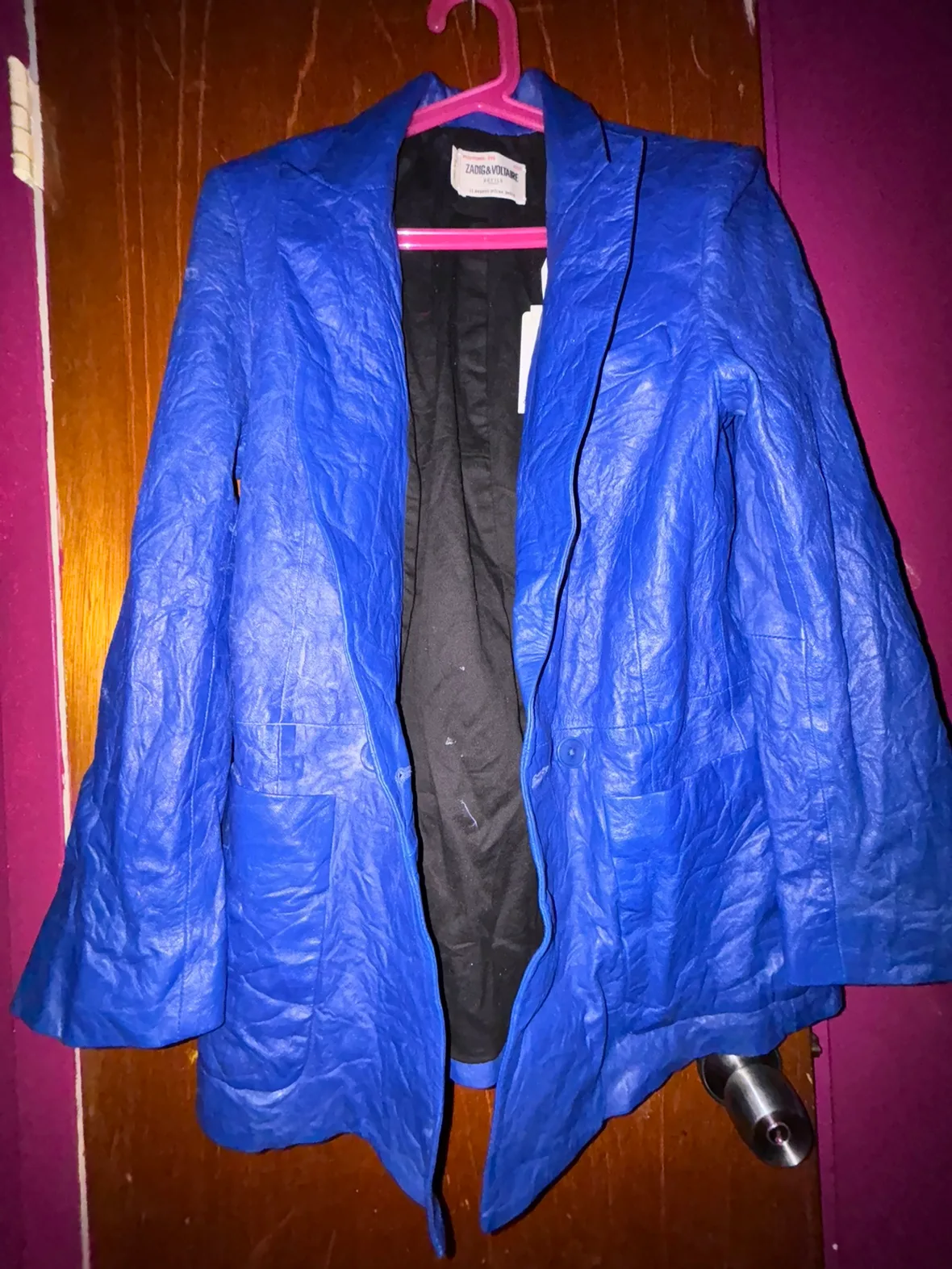 ZAGDIG Leather Blazer thumbnail