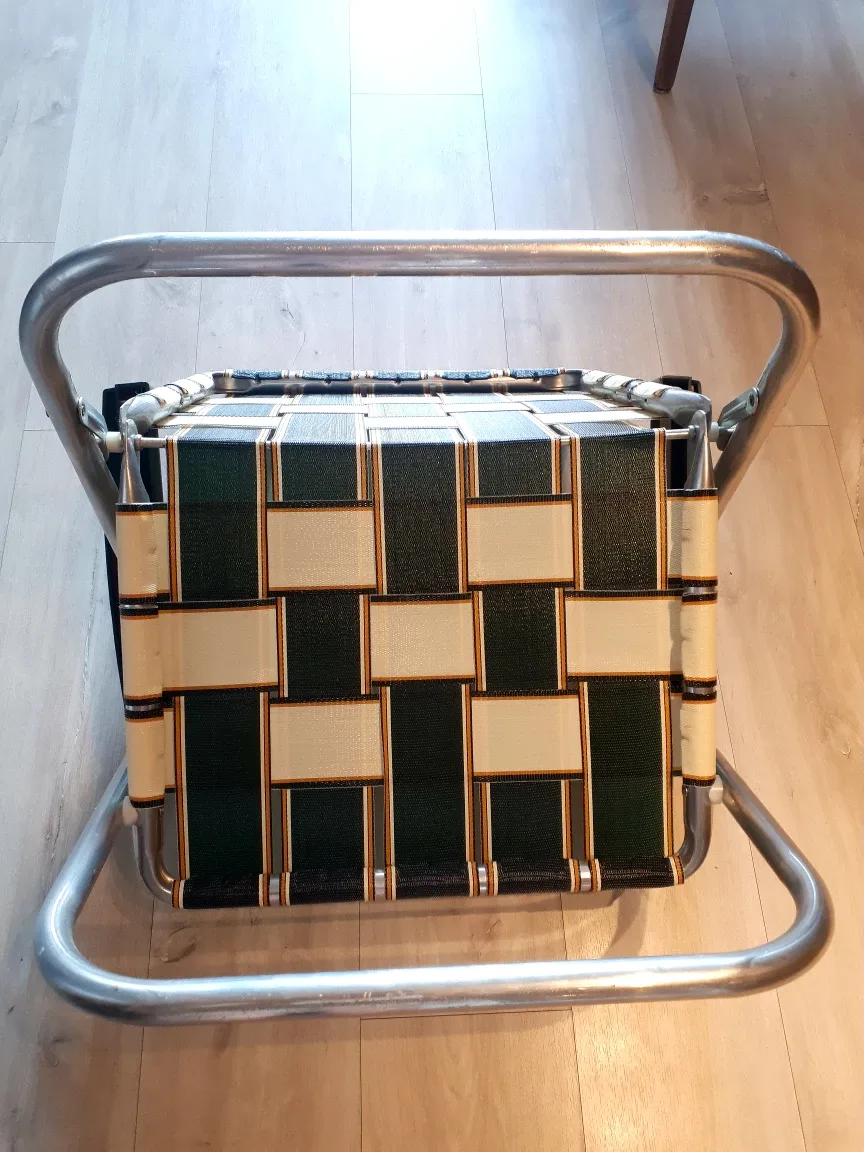 Lawn Chair USA Webbing Chair Low Back Green image indicator(2)