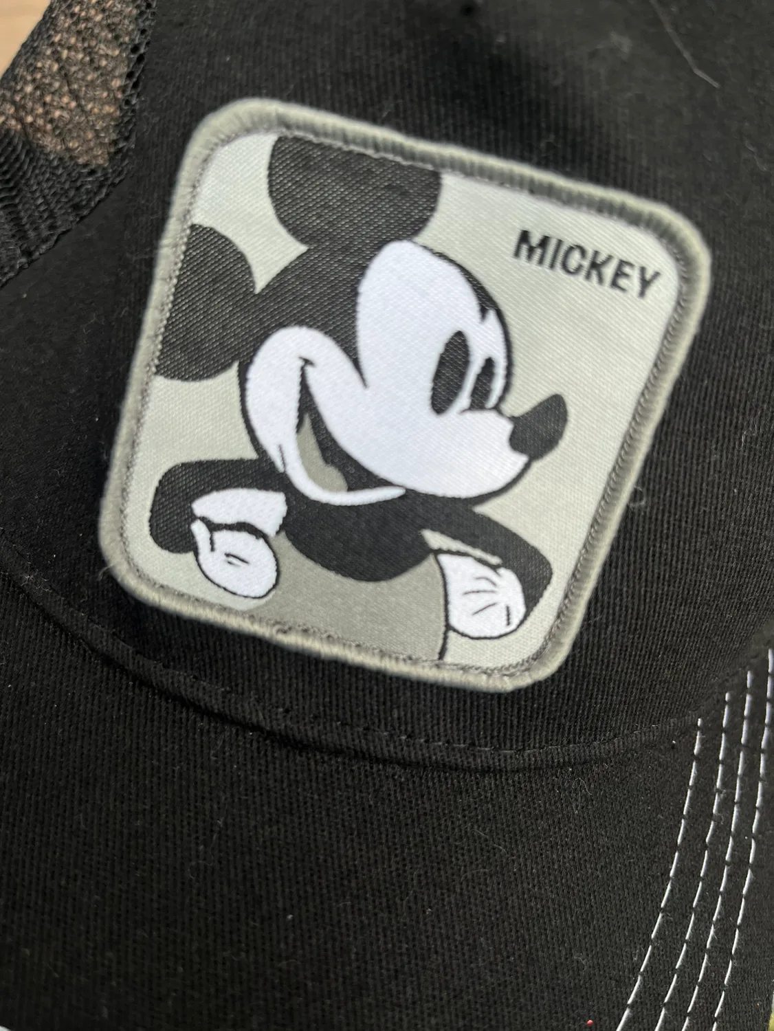 Black Mickey Mouse Trucker Hat thumbnail