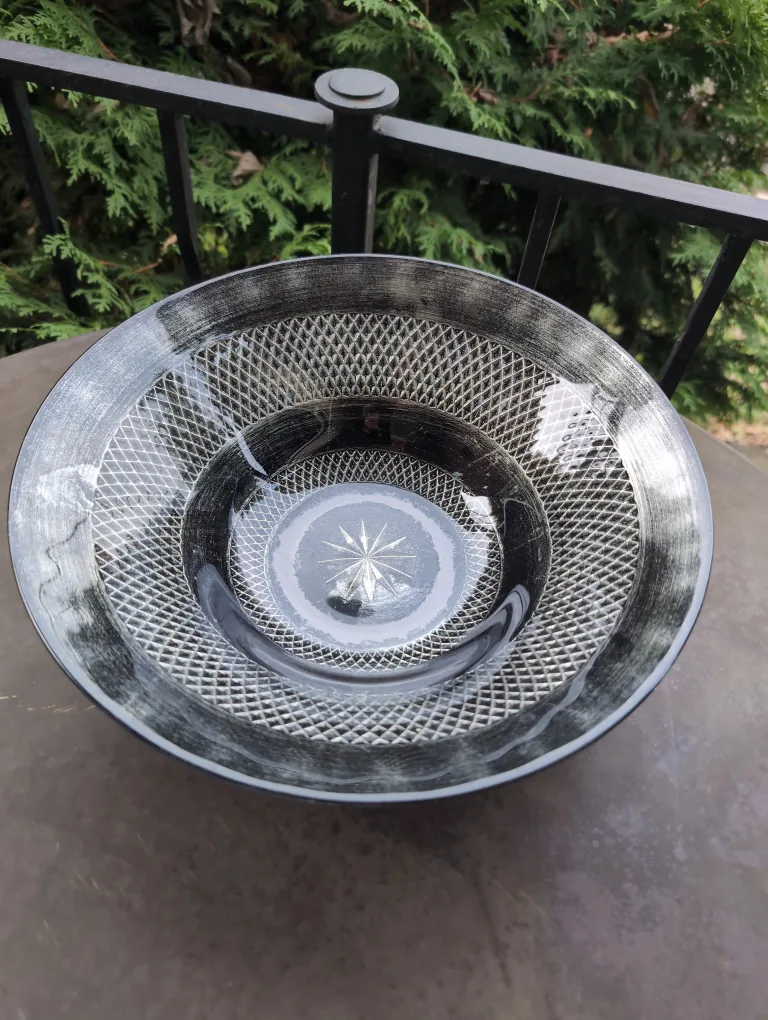 # freecycle Vintage Glass Serving Bowl thumbnail