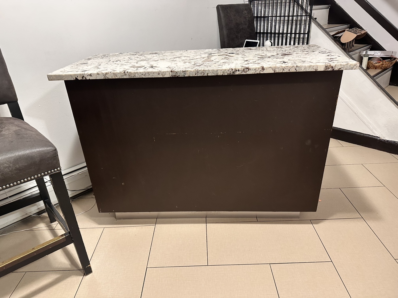 Kitchen Island with Granite Top FREE MUST PICK UP - photo 2