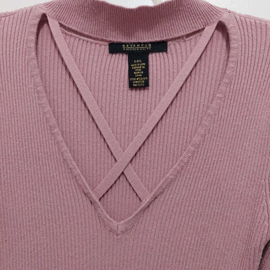 Pink  Re-Vamped  Knit Dress image indicator(2)