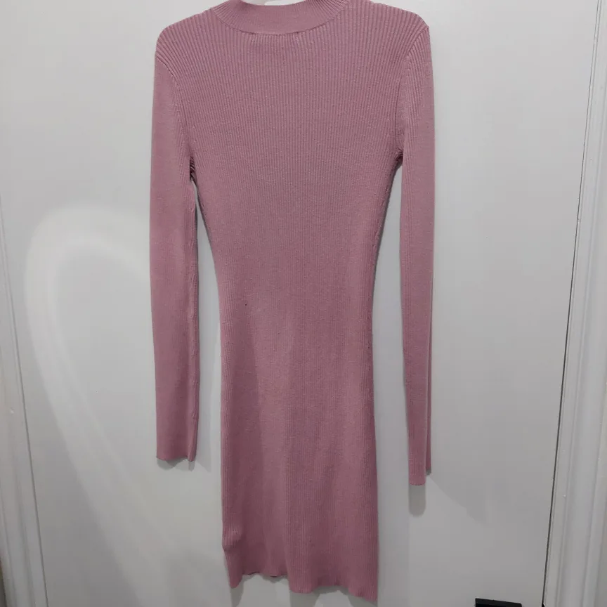 Pink  Re-Vamped  Knit Dress image indicator(4)