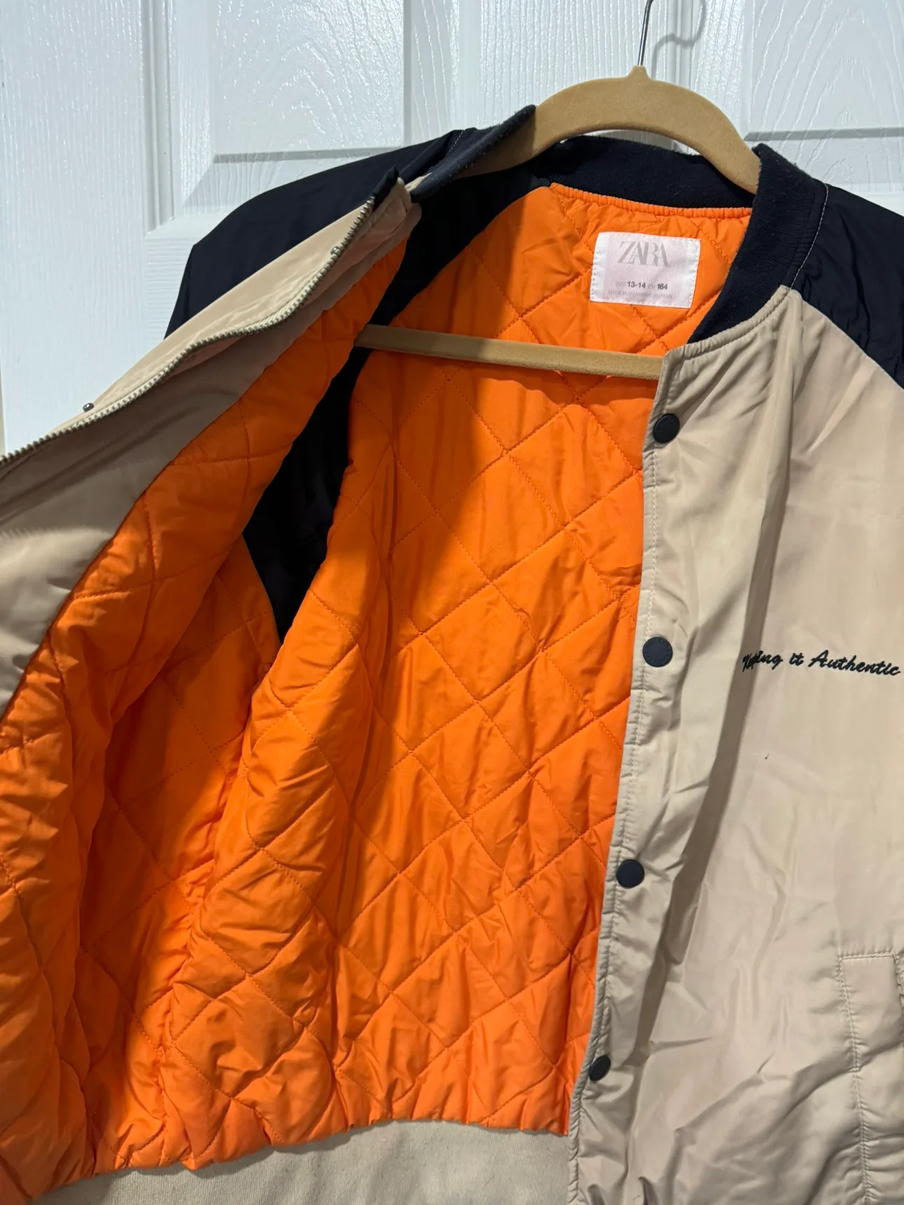 Kids fall jacket size 13 14 no damages Zara image indicator(4)