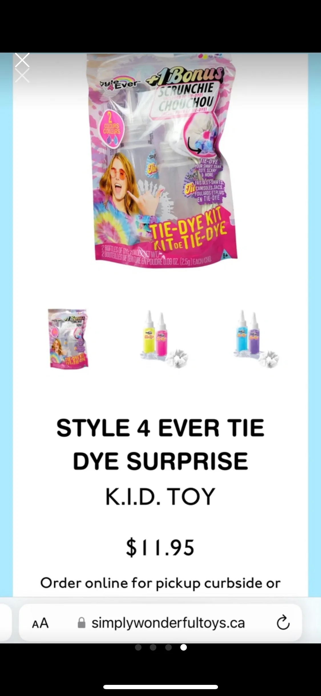 Giftable. BNIP Tie-Dye kit x 2 image indicator(4)