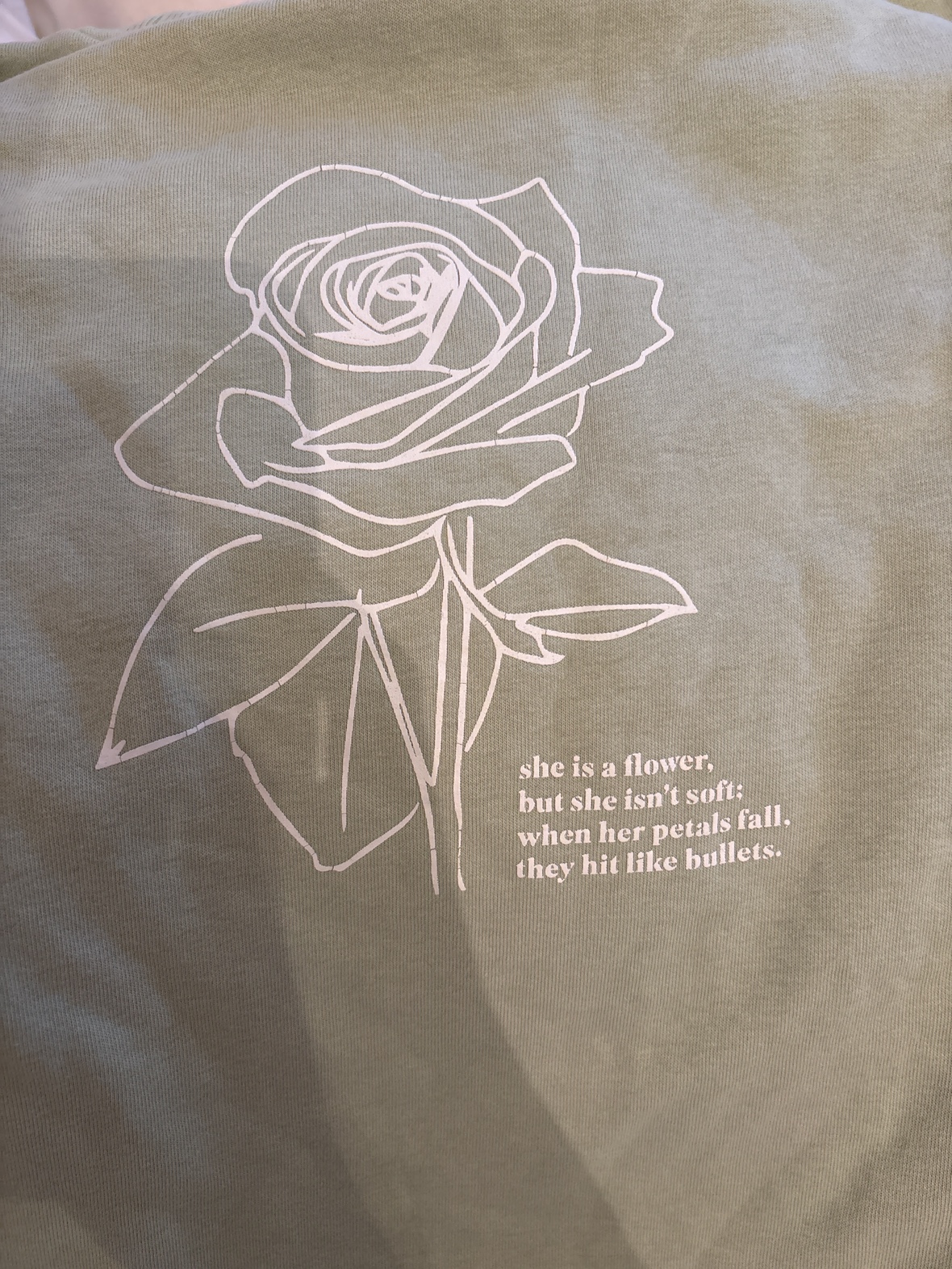 Peace Collective Green Flower Sweatshirt - photo 4