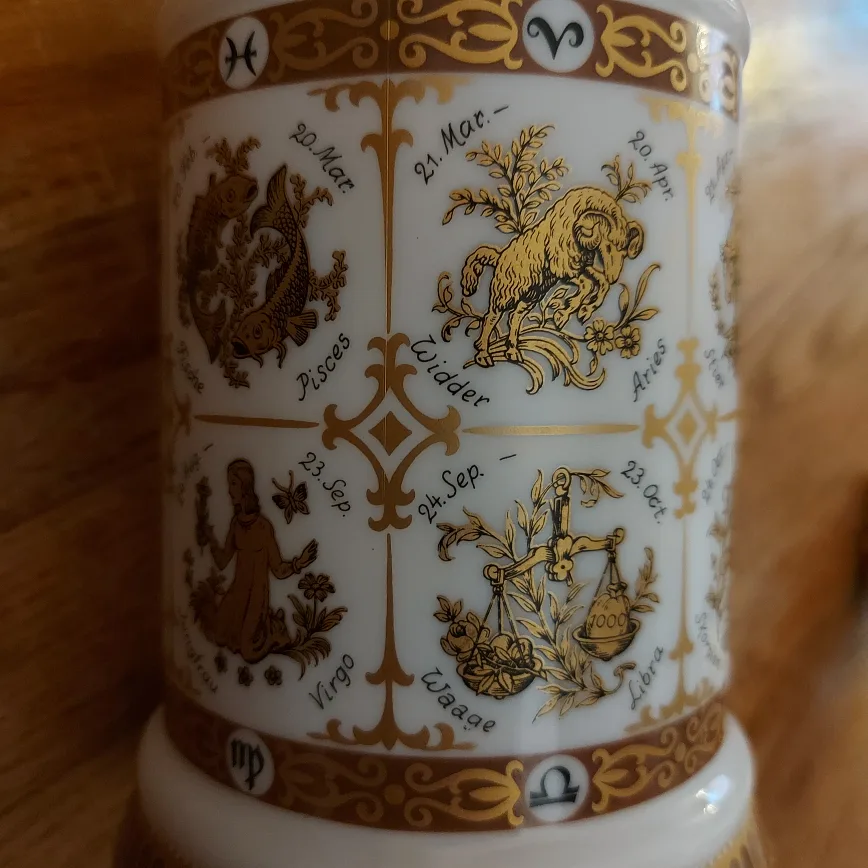 Original Antique West German Beer Stein with a Lid - NEW image indicator(4)