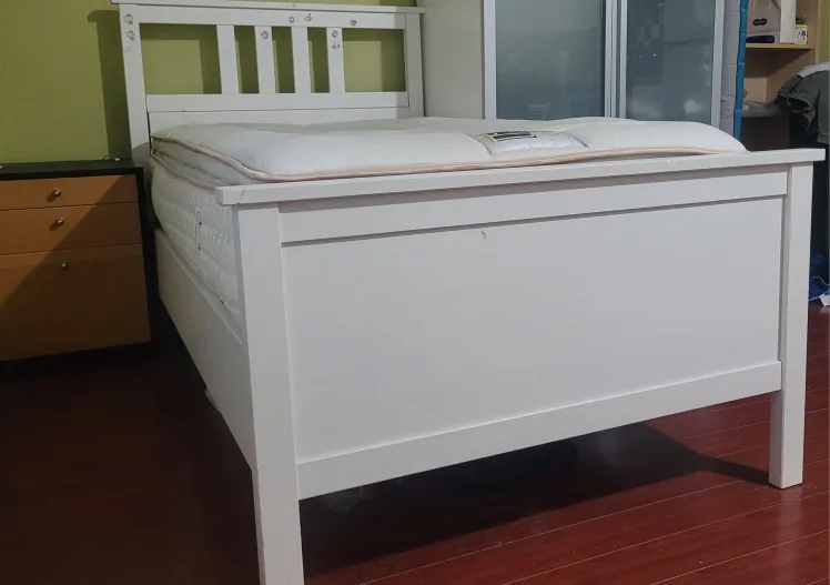 IKEA White Twin Bed Frame image indicator(2)
