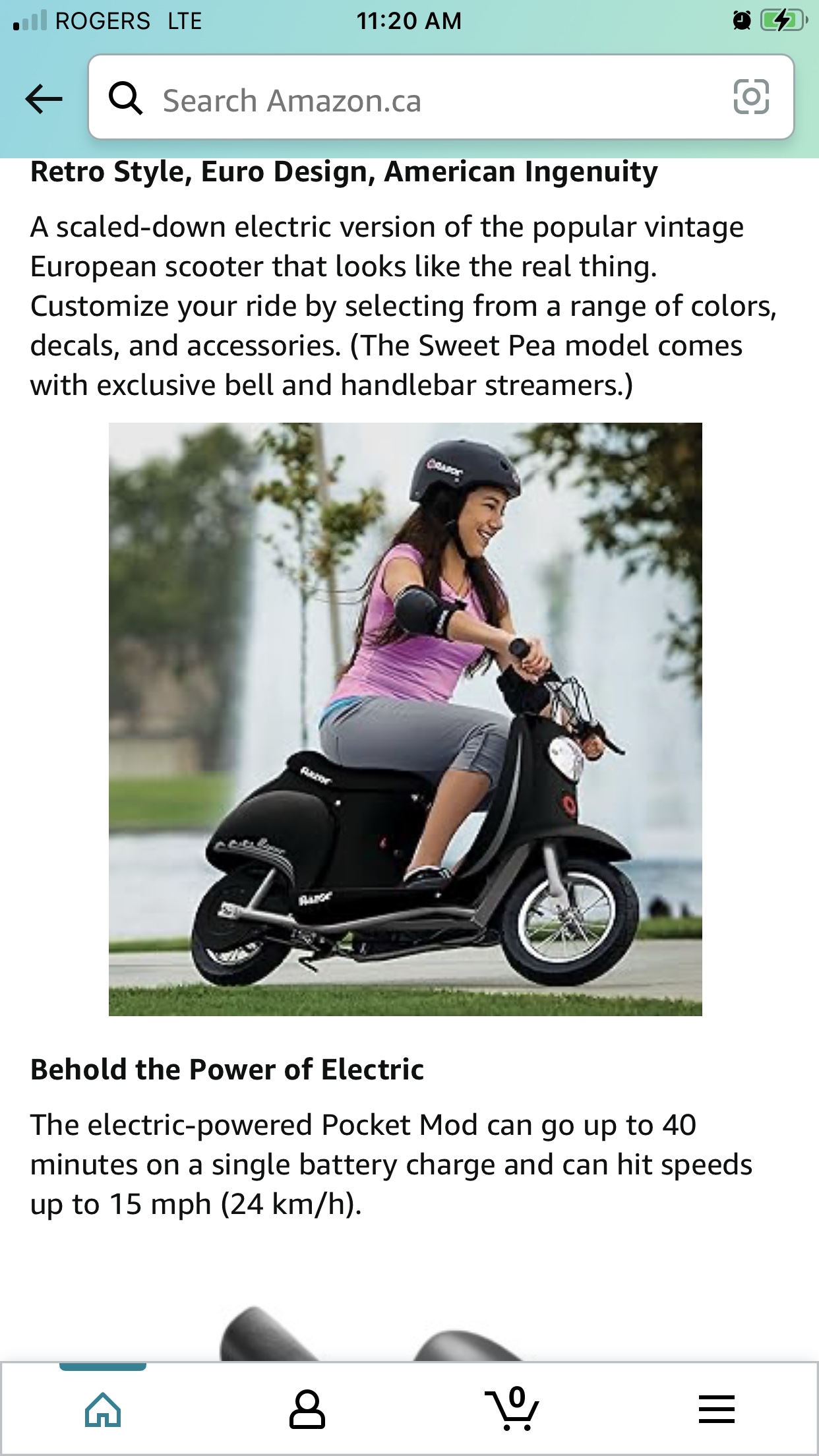 Razor Pocket Mod Betty Electric Scooter - photo 2