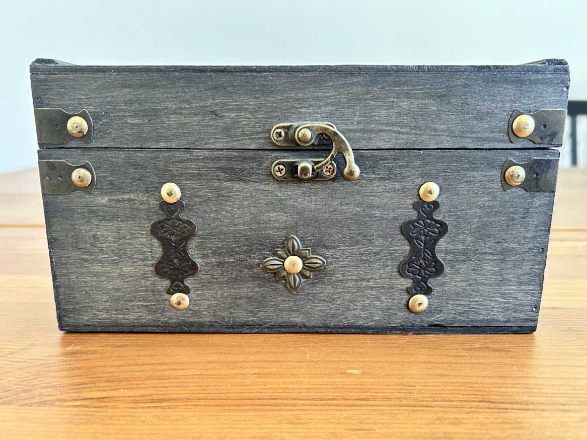 Set of 3 Wooden Treasure Chests