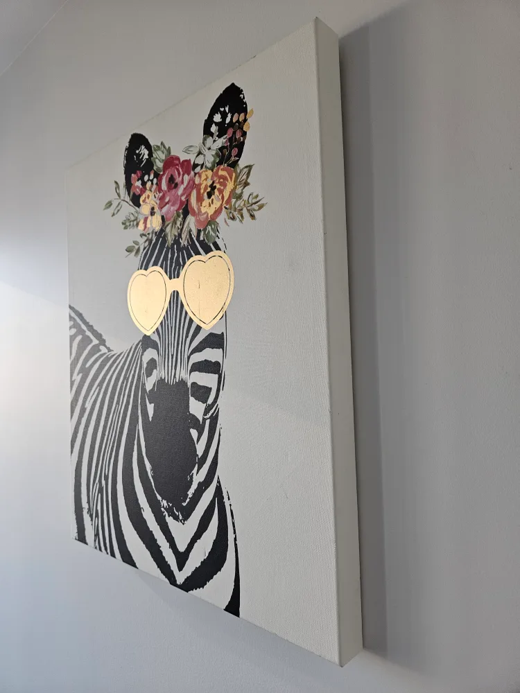 Zebra Canvas Wall Art image indicator(2)