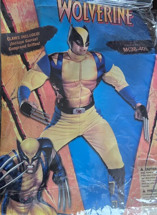 Wolverine Costume Size Medium thumbnail