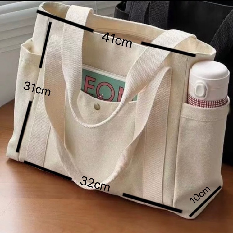 Large Canvas Tote Bag - photo 2