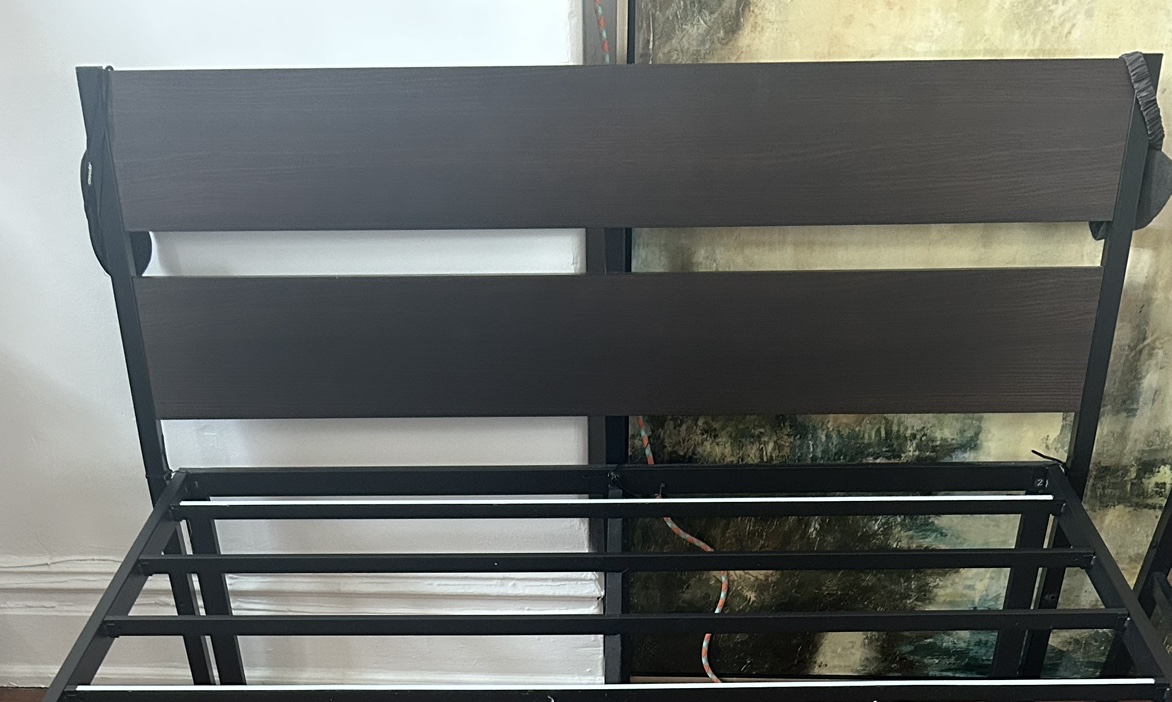 Metal Bed Frame & Mattress - photo 4