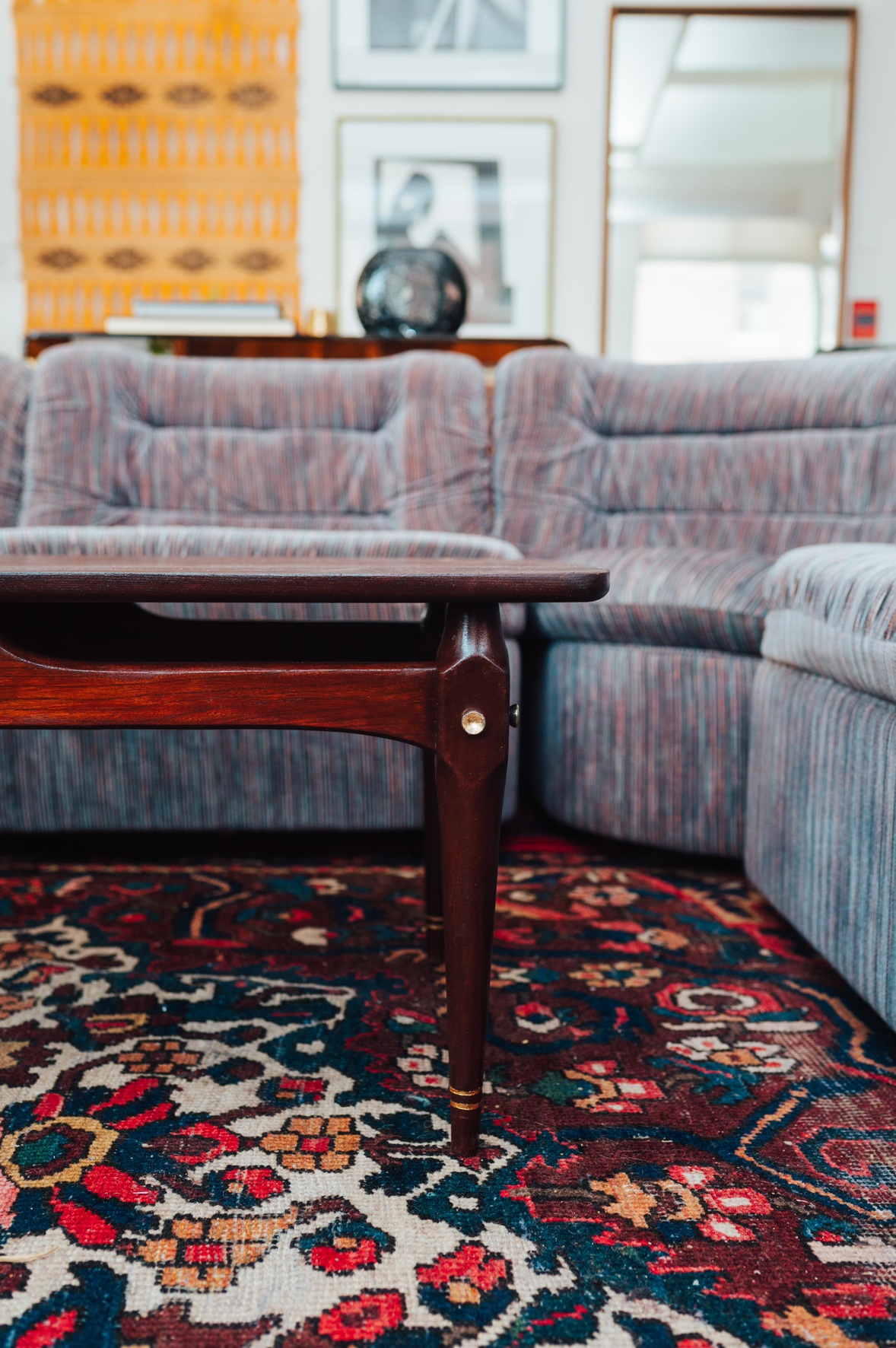 Mid-Century Modern Solid Wood Coffee Table - photo 3