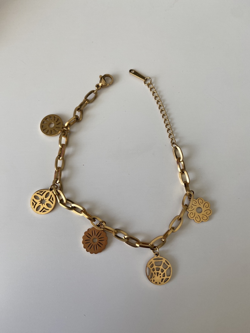 Gold Charm Bracelet